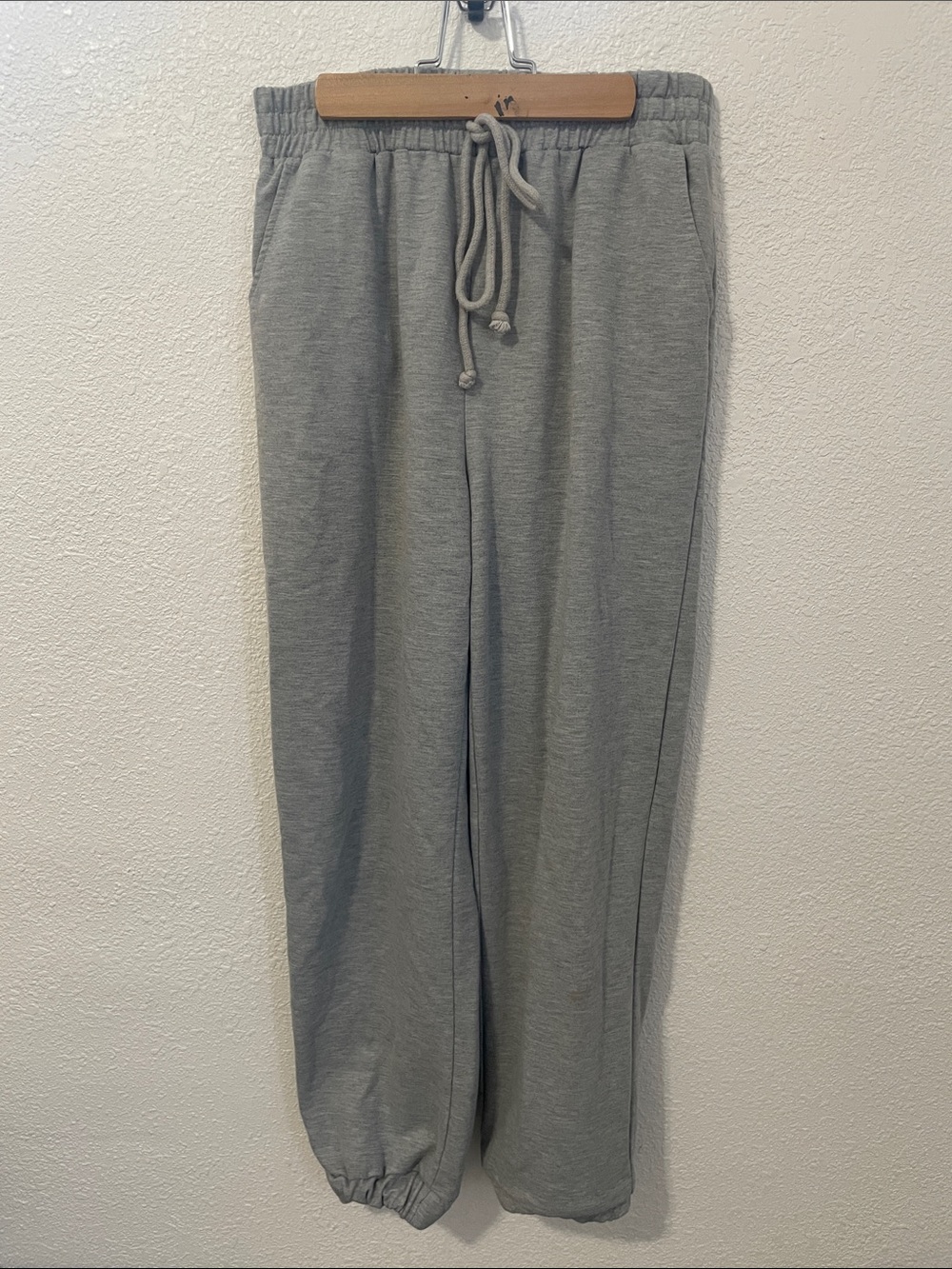 Women's Drawstring Joggers - Gray